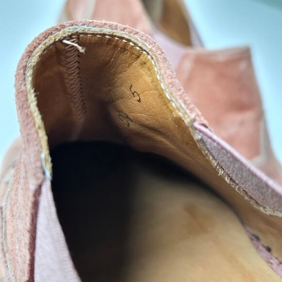 Freda Salvador NEW Chelsea Loafer Suede Leather Oxford Western Womens Size 5 - Picture 10 of 16